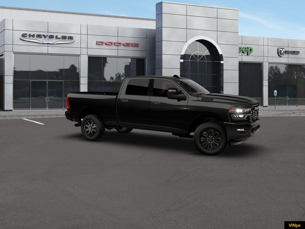 New 2026 Diamond Black Crystal Pearl-Coat Exterior Paint RAM Big Horn image 15