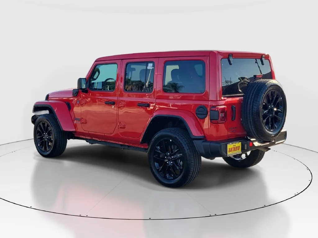 Used 2025 Red Jeep Sahara 4xe image 6