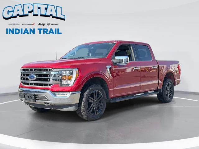 Used 2022 Red Ford Lariat image 1