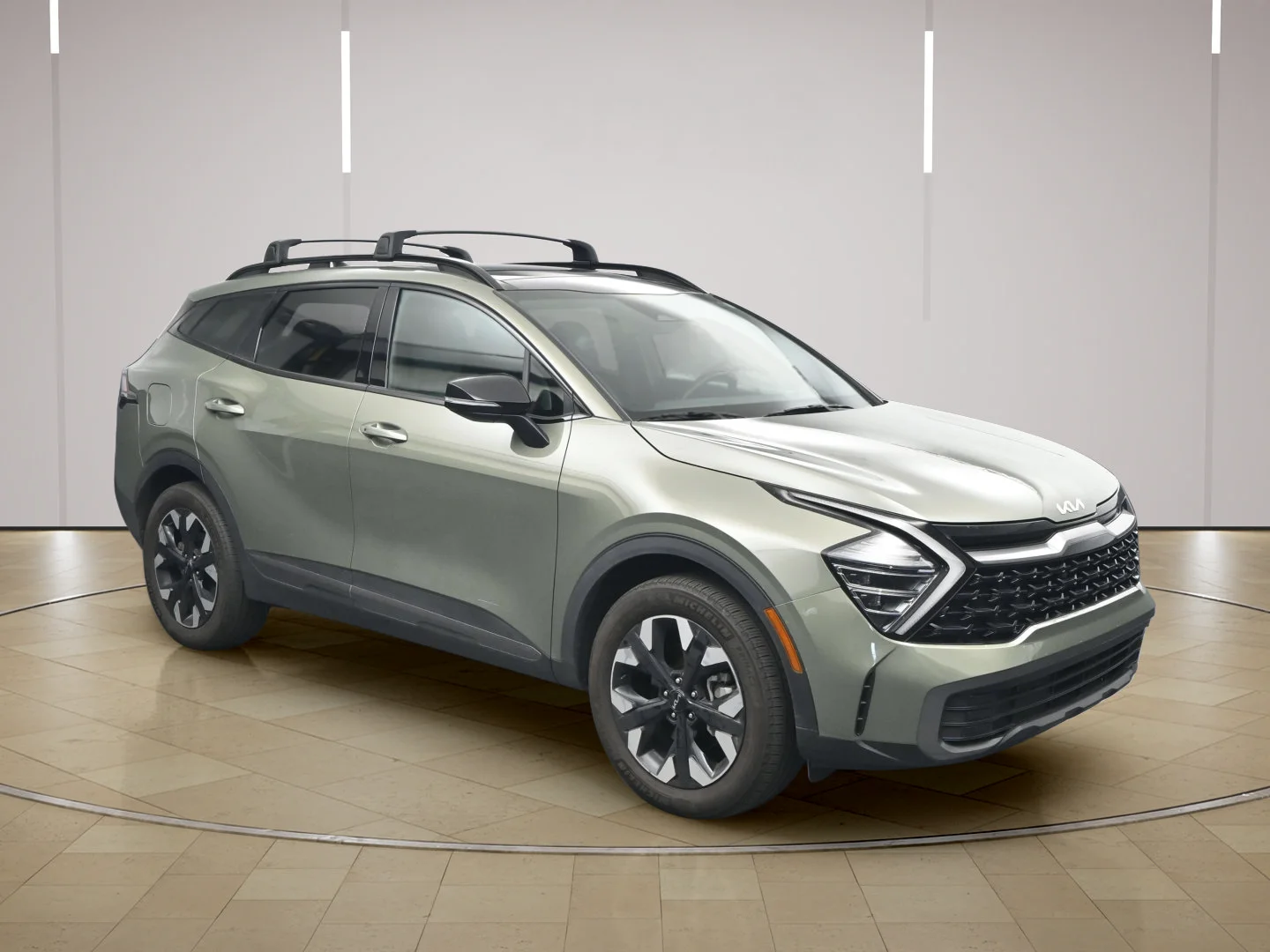 Used 2024 Jungle Green Kia X-Line image 1