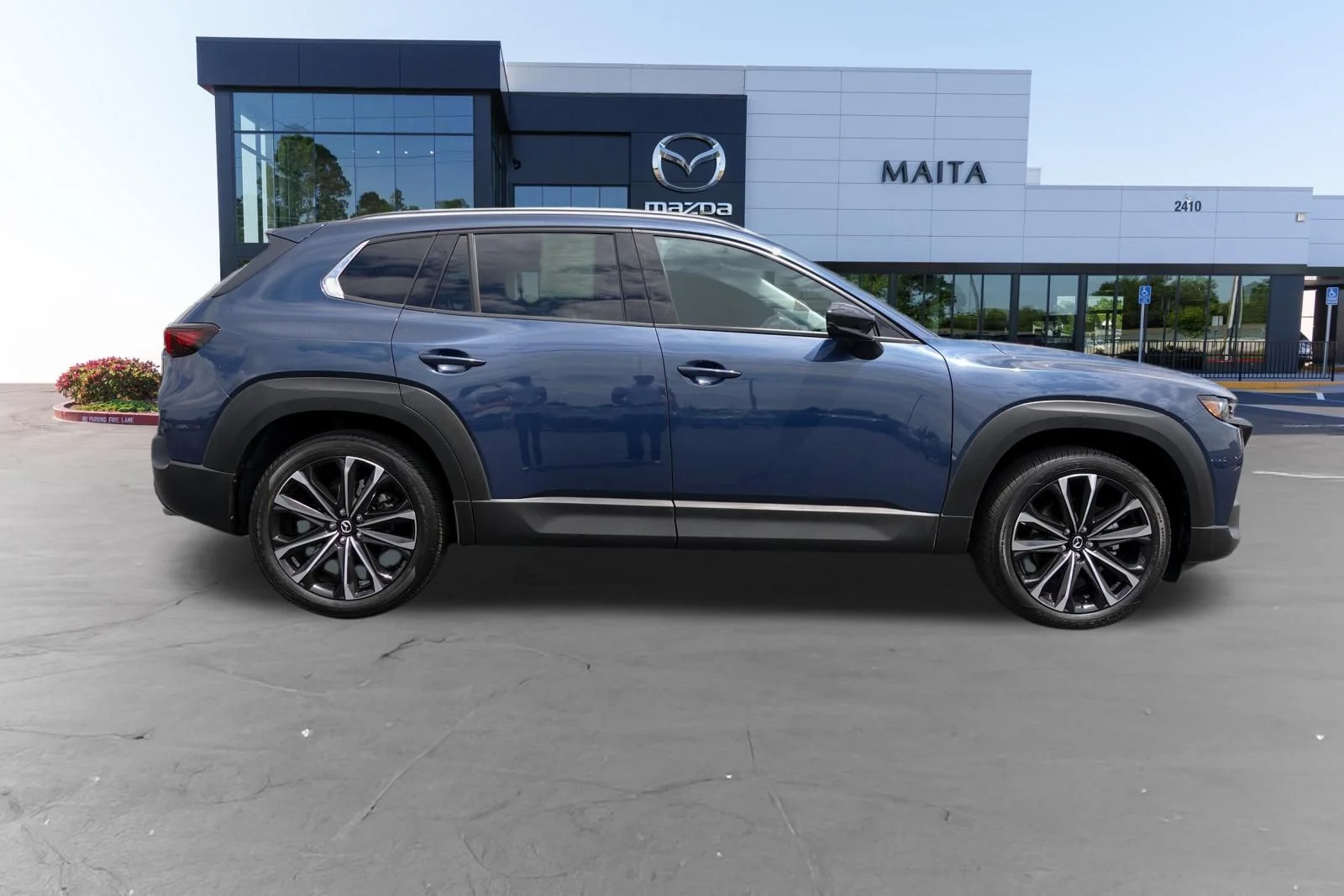 Certified Used 2025 Ingot Blue Metallic Mazda 2.5 S Premium Plus Package image 2