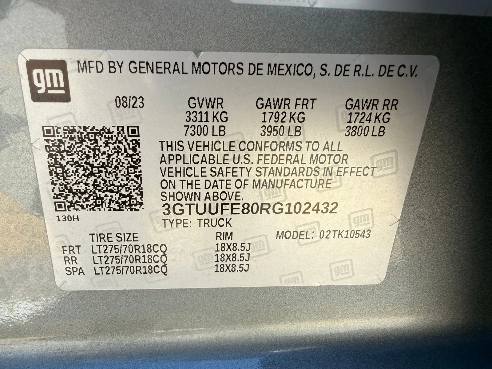 Used 2024 Silver GMC AT4X image 55