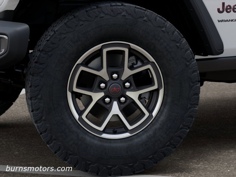 New 2026 Bright White Clear-Coat Exterior Paint Jeep Rubicon 4-Door image 8
