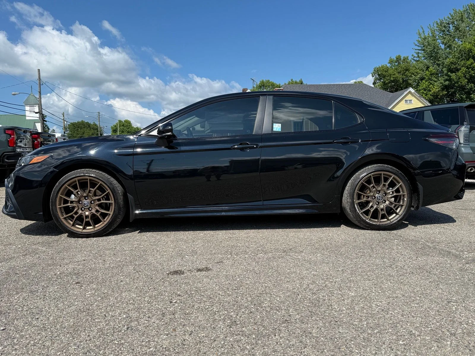 Used 2023 Black Toyota SE Nightshade image 3