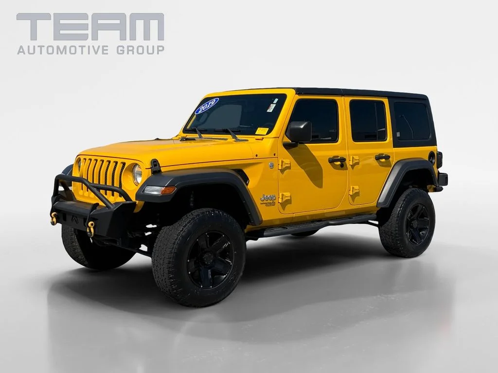 Used 2019 Yellow Jeep Unlimited Sport S image 3