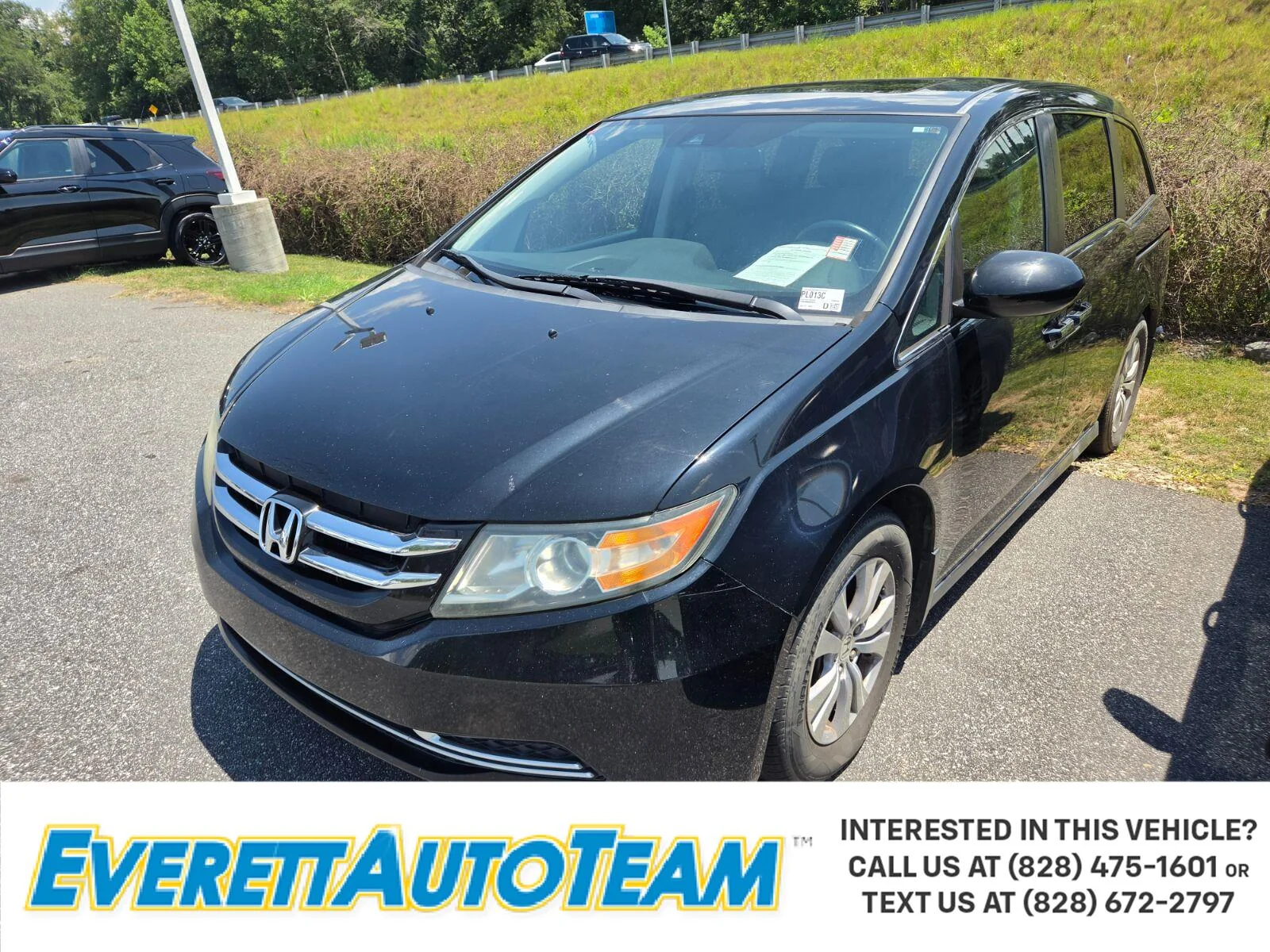Used 2016 Crystal Black Pearl Honda EX-L image 1