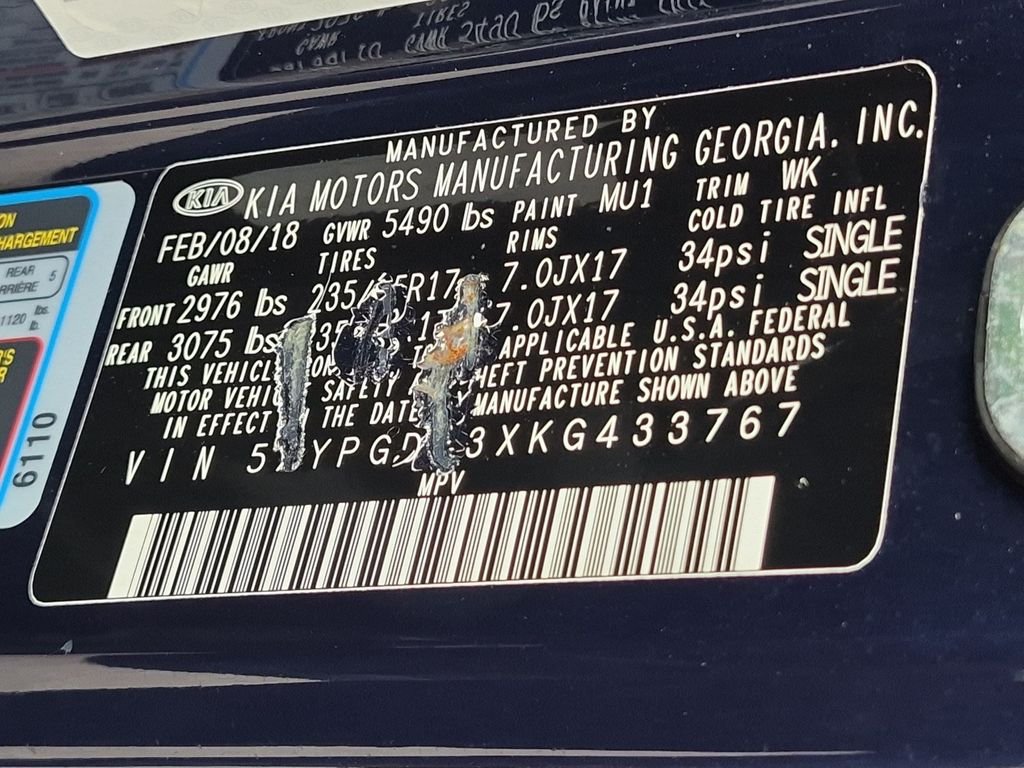Used 2019 Blue Kia LX image 34