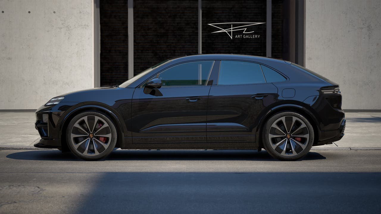 New 2027 Black Porsche Turbo Electric image 2