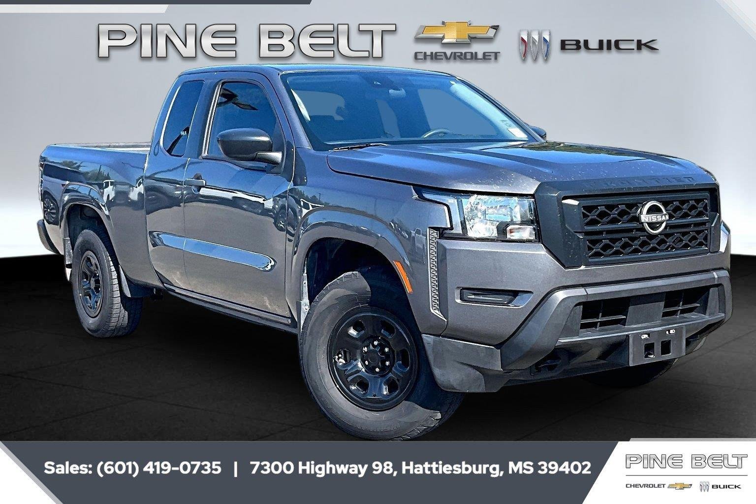 Used 2022 Gray Nissan King Cab S 4x4 image 1