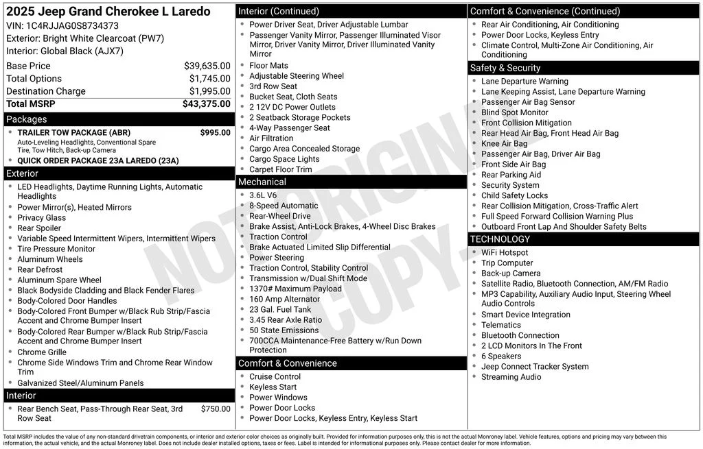 Certified Used 2025 White Jeep Laredo image 7