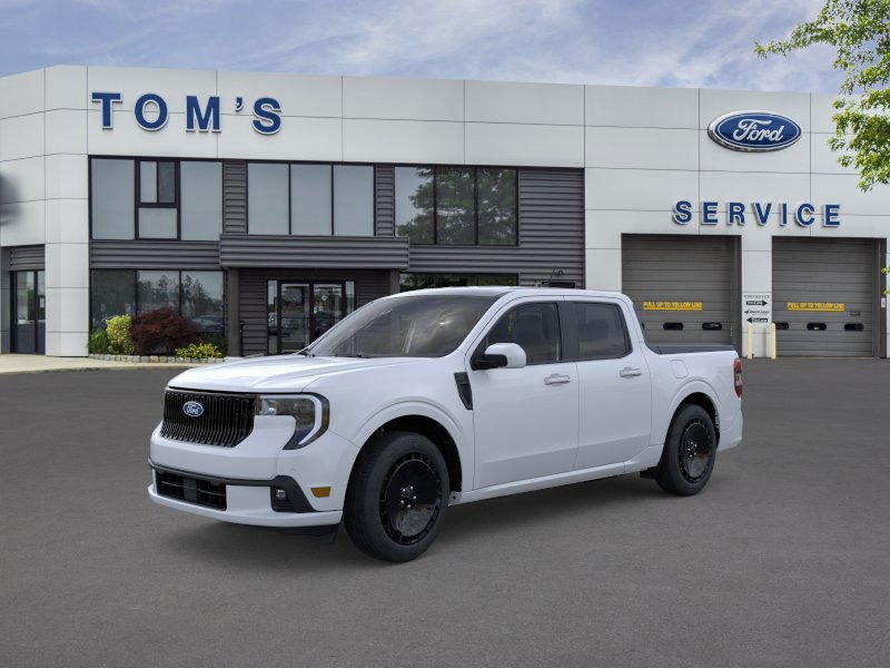 Space White Metallic 2026 Ford Maverick Lobo SuperCrew AWD Pickup Truck All-Wheel Drive 7-Speed Automatic