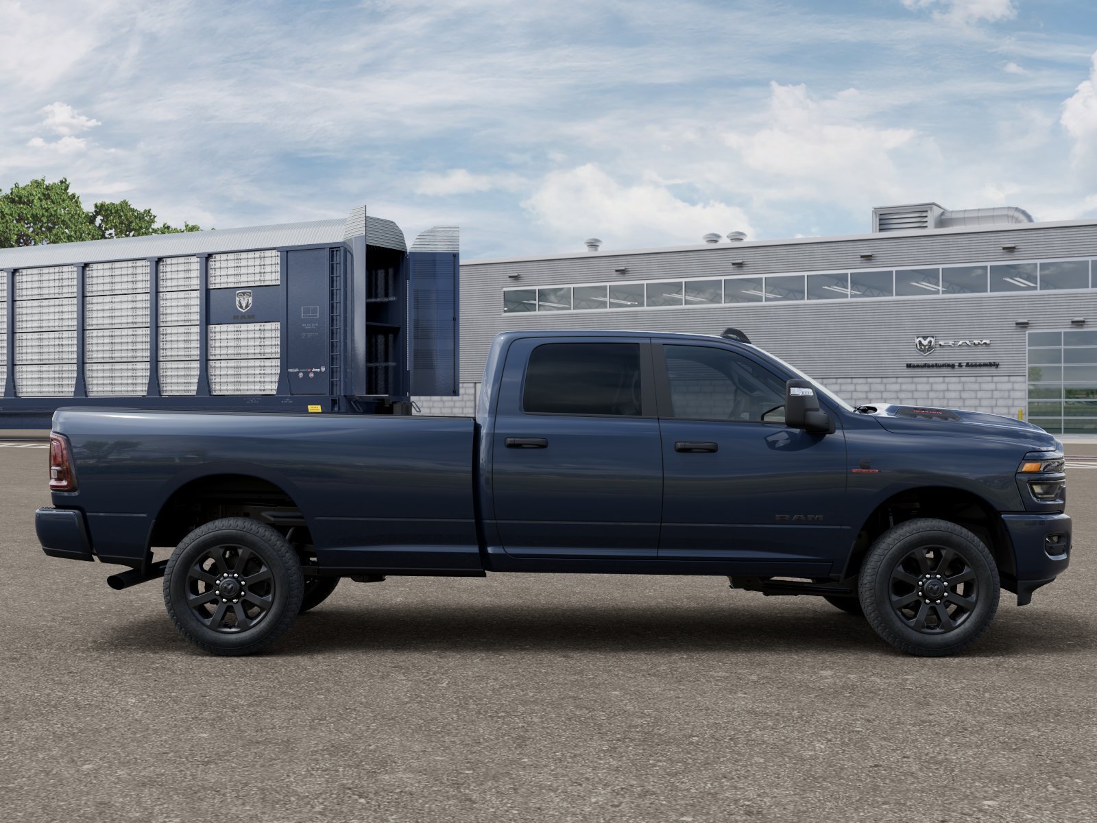 New 2027 Forged Blue Metallic Exterior Paint RAM Big Horn image 13