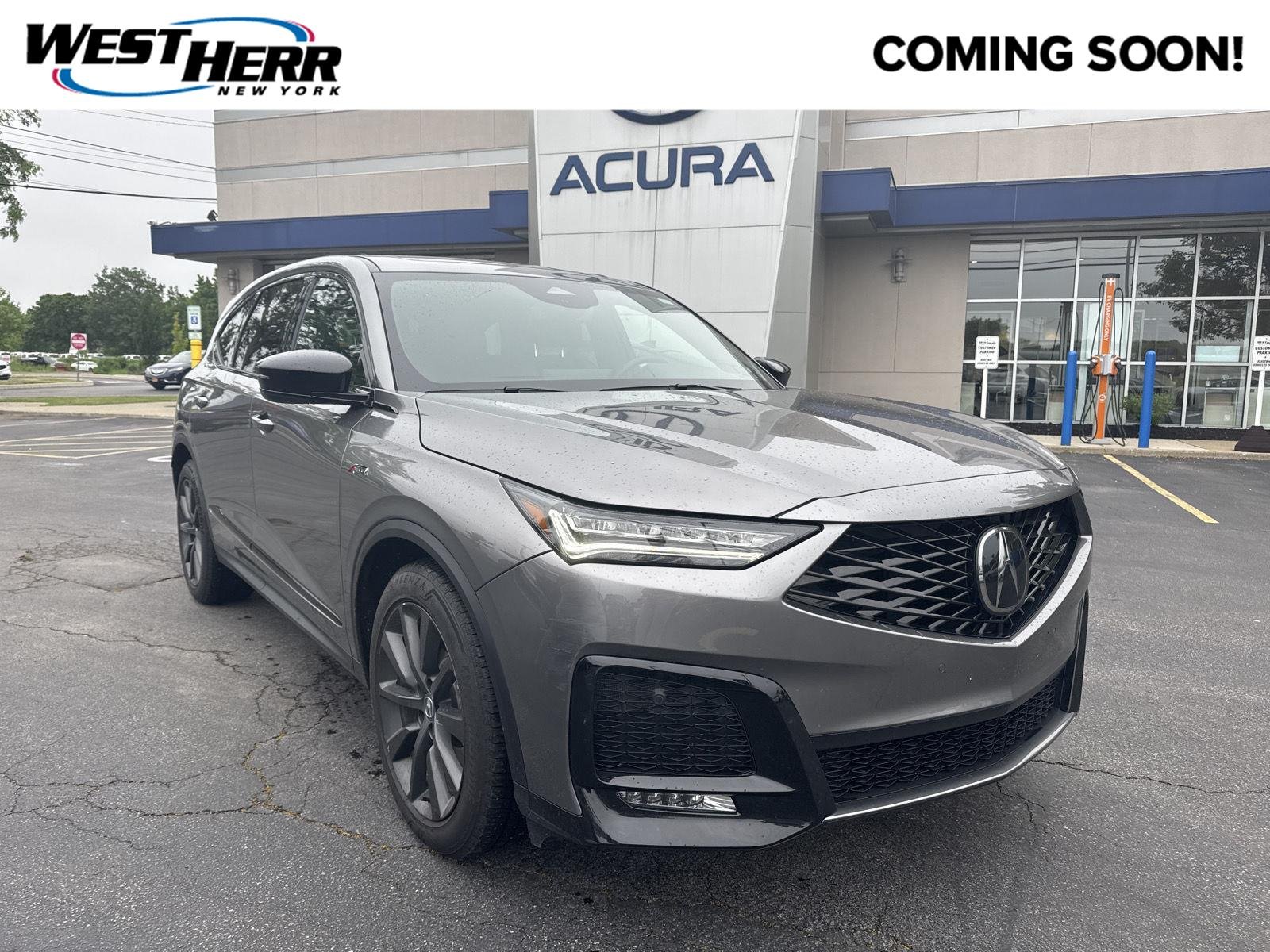 Used 2025 Liquid Carbon Metallic Acura SH-AWD w/A-SPEC image 1