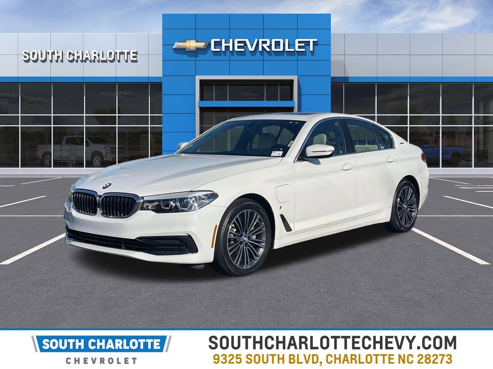 White 2019 BMW 5 Series 530e iPerformance Sedan RWD Sedan Rear-Wheel Drive