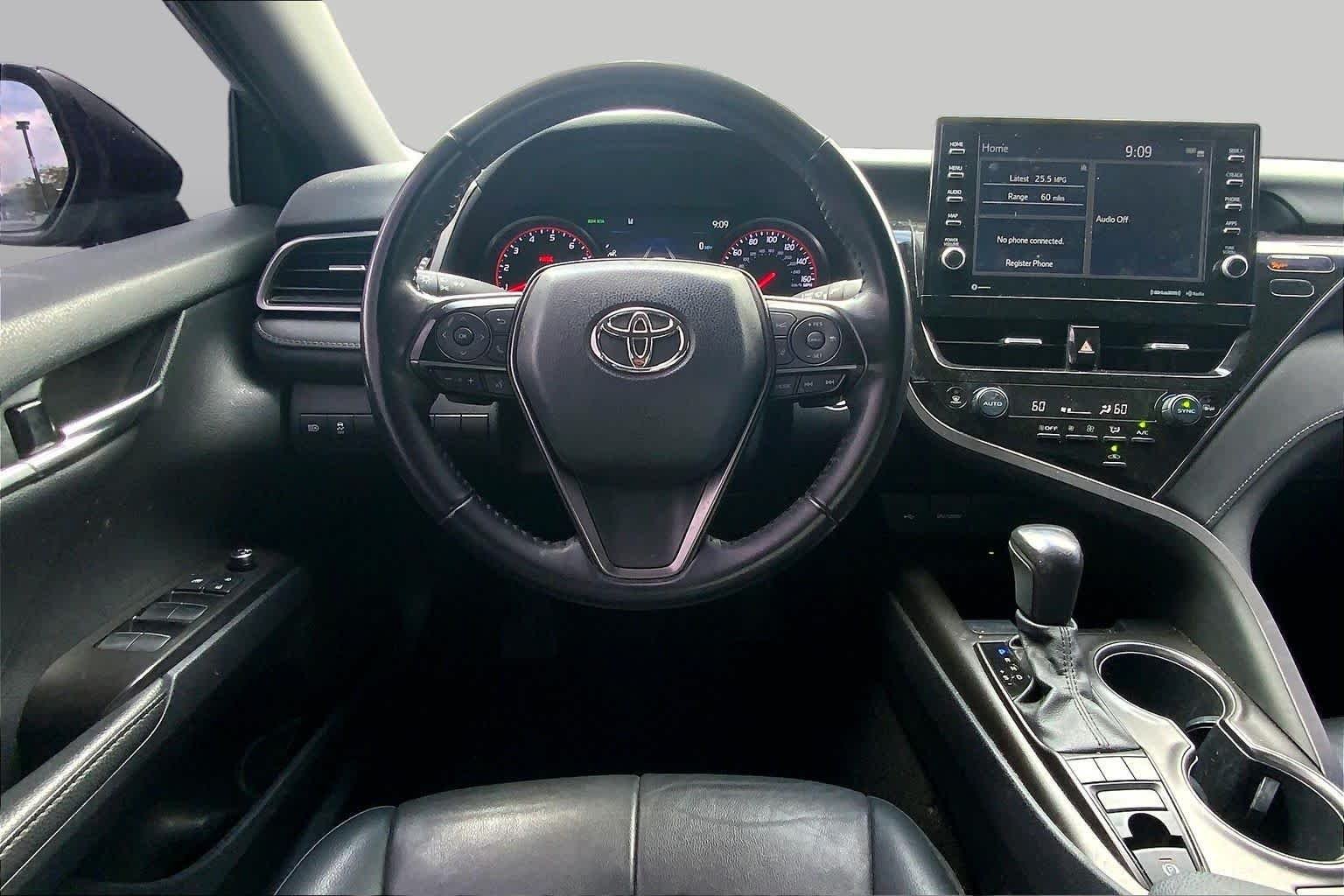 Used 2022 Celestial Silver Metallic/Midnight Black Metallic Toyota XSE image 5