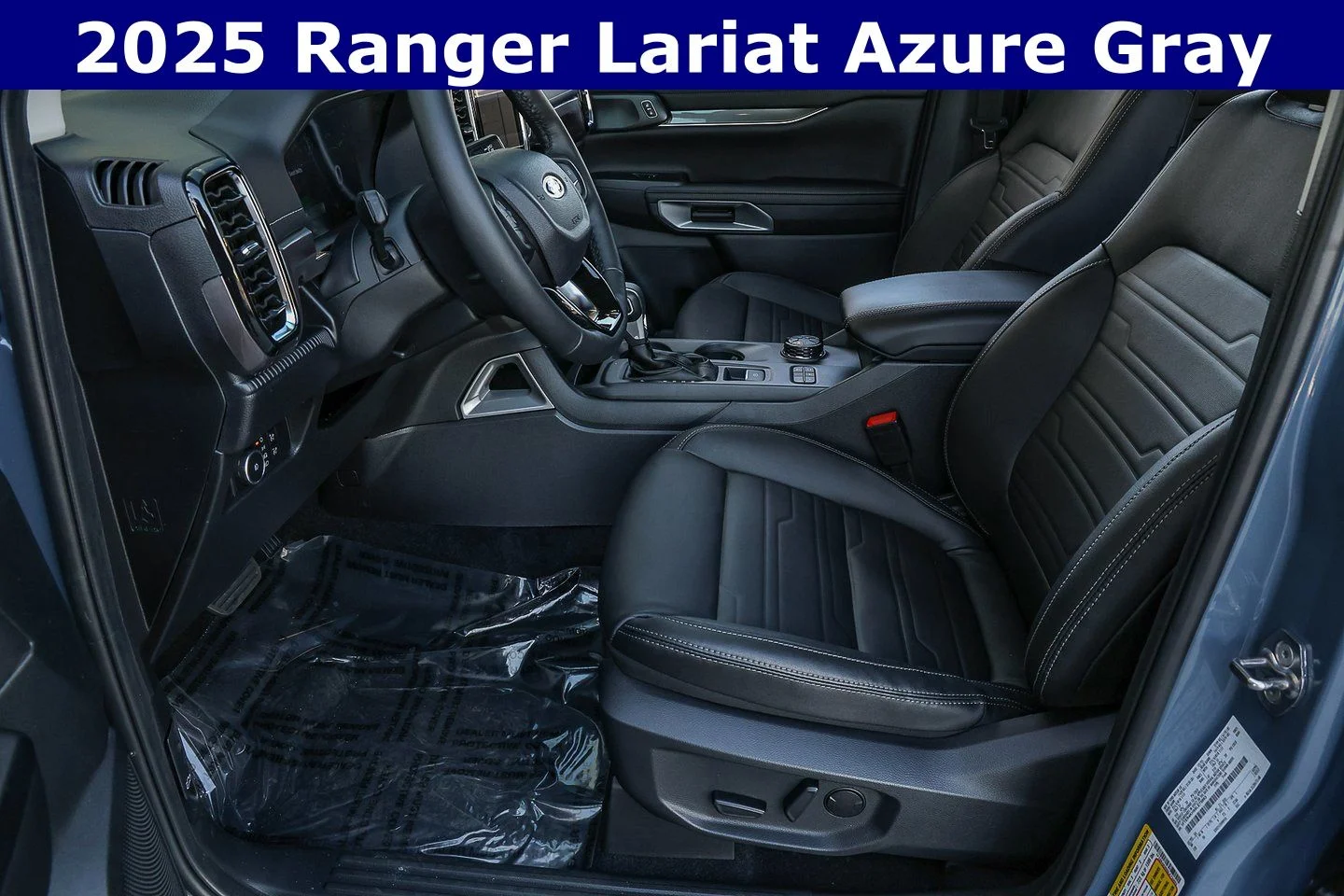 New 2025 Azure Gray Metallic Tri-coat Ford LARIAT® image 11