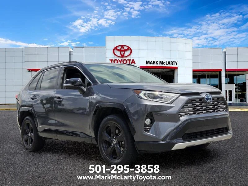 Used 2020 Magnetic Gray Metallic TOYOTA HYBRID XSE AWD image 7