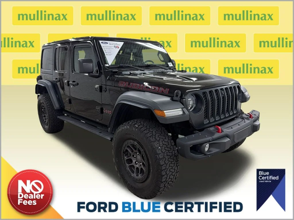 Certified Used 2023 Black Jeep Rubicon image 1