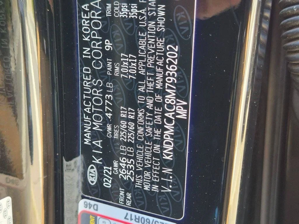 Used 2021 Red Kia LX image 25
