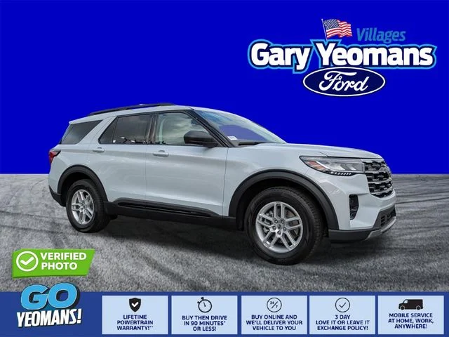 New 2026 Space White Metallic Ford Active image 1