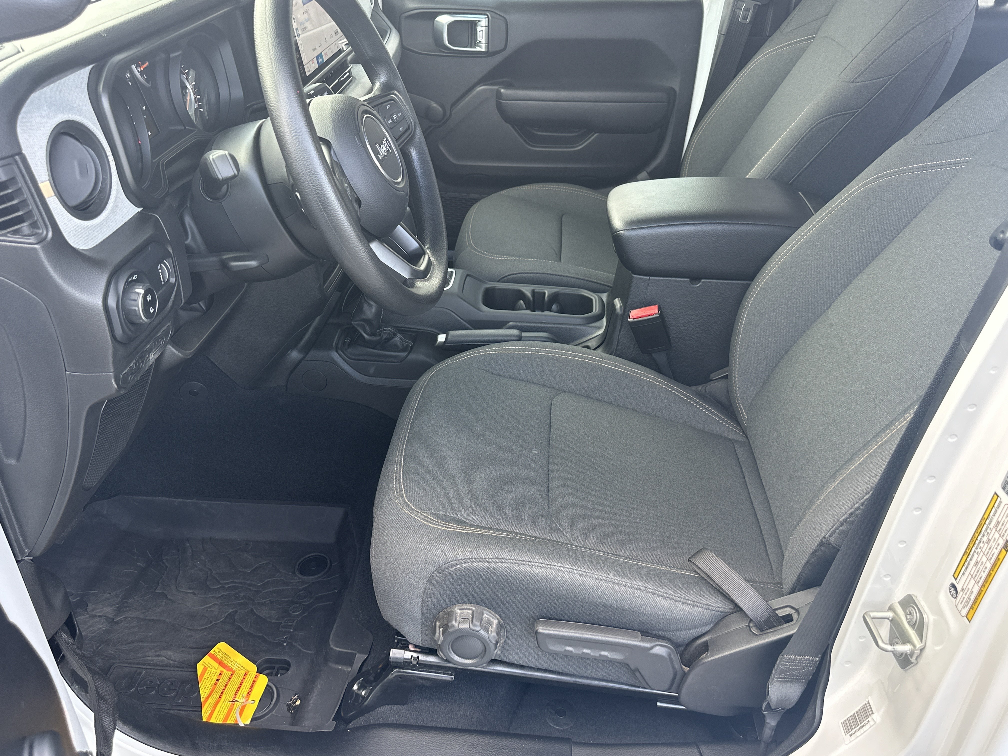 Used 2024 Bright White Clearcoat Jeep Sport image 10