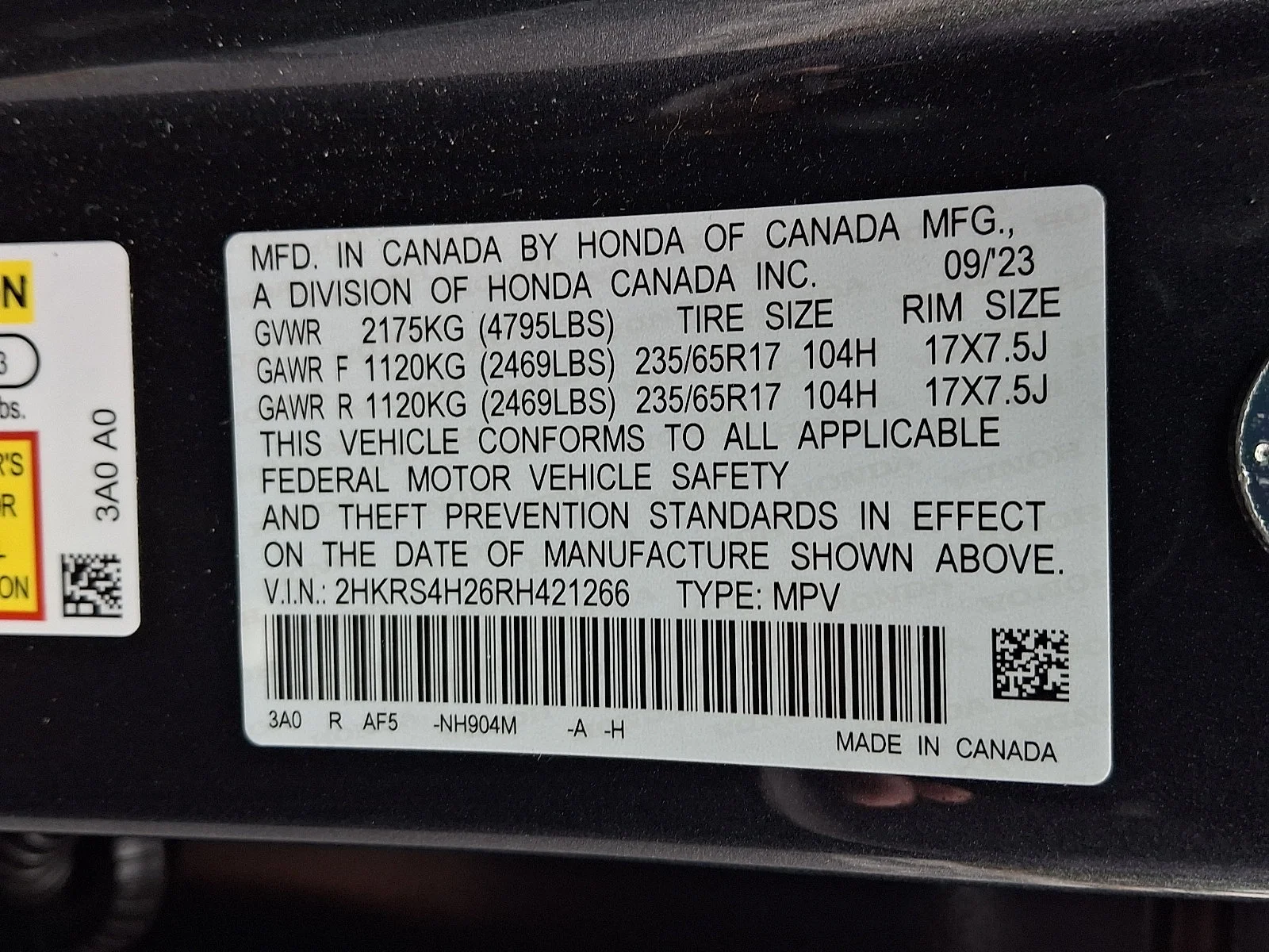 Certified Used 2024 Meteorite Gray Metallic Honda 1.5T AWD LX image 25