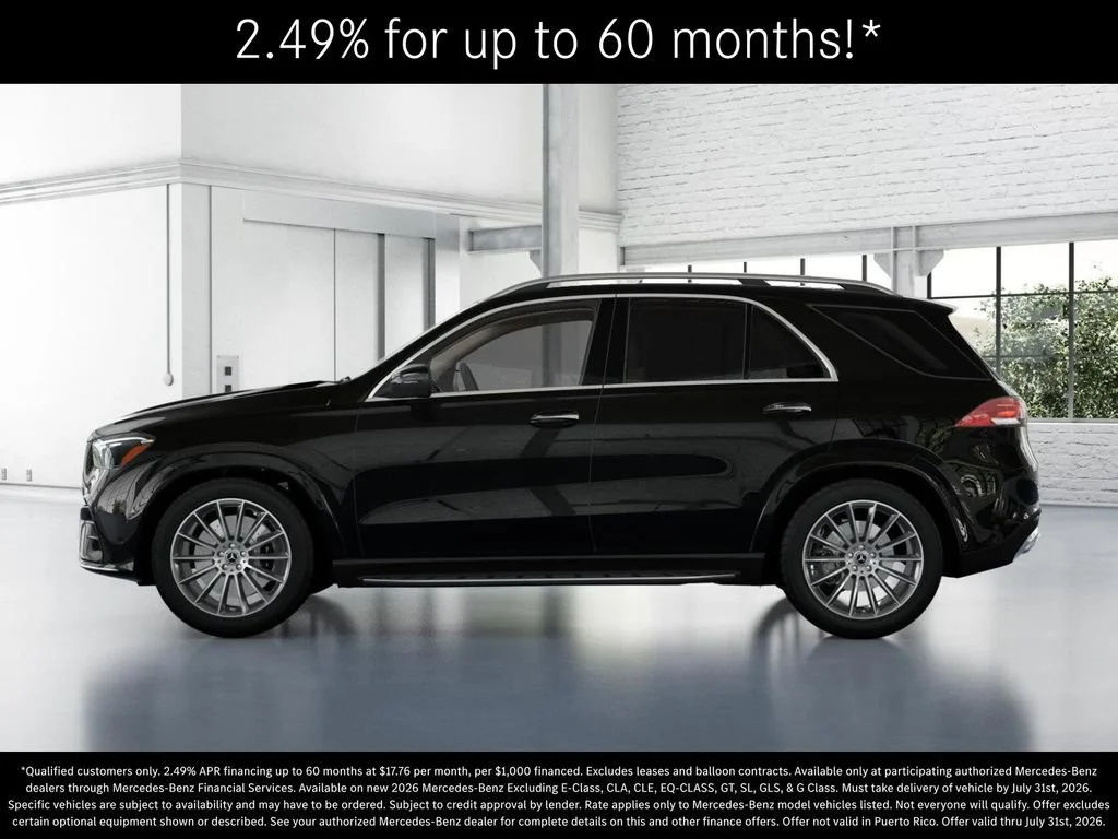 New 2026 Obsidian Black Metallic Mercedes-Benz GLE 450 image 34