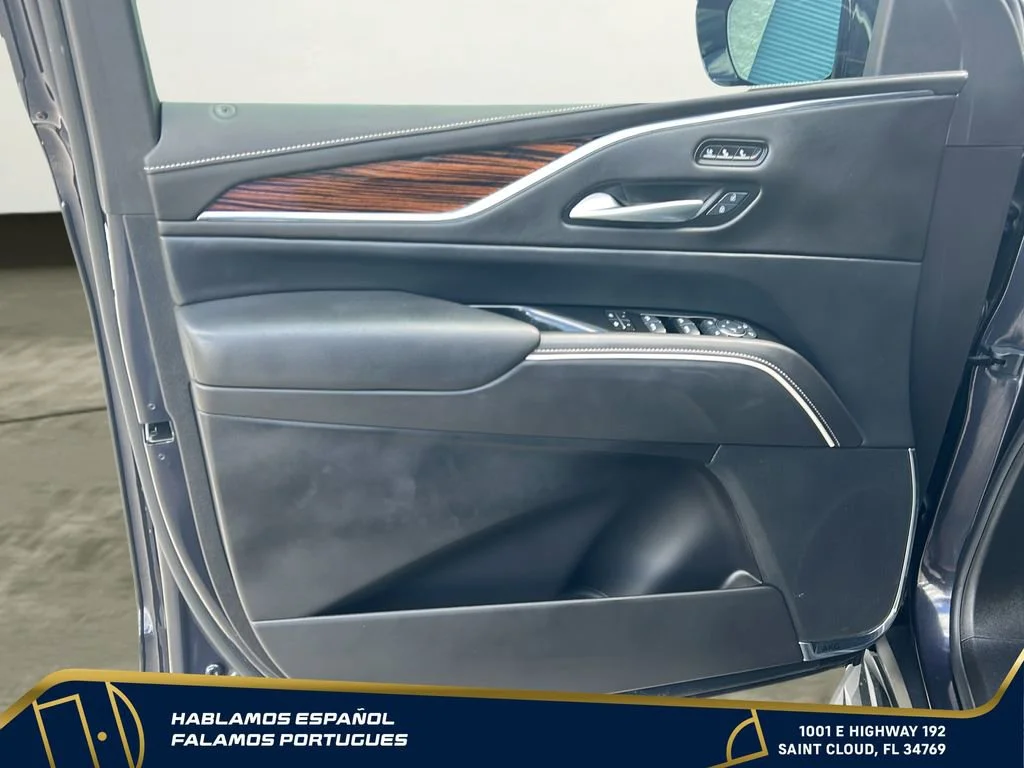 Used 2024 Galactic Gray Metallic Cadillac Premium Luxury image 10