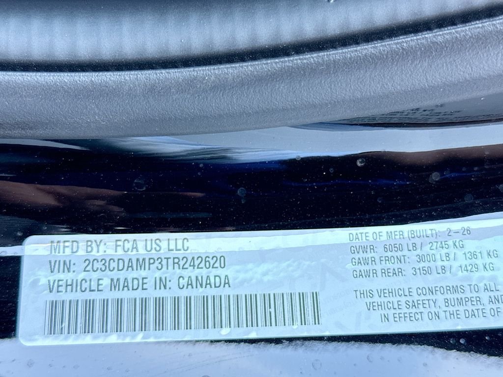 New 2026 Diamond Black Crystal Pearlcoat Dodge Scat Pack Plus image 13