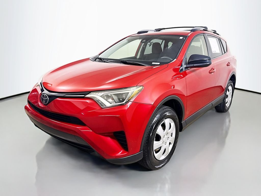 Used 2017 Barcelona Red Metallic Toyota LE image 3
