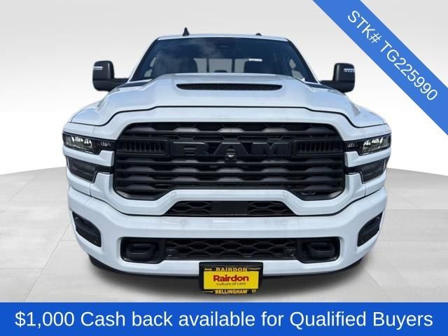 New 2026 Bright White Clear-Coat Exterior Paint RAM Black Express image 2
