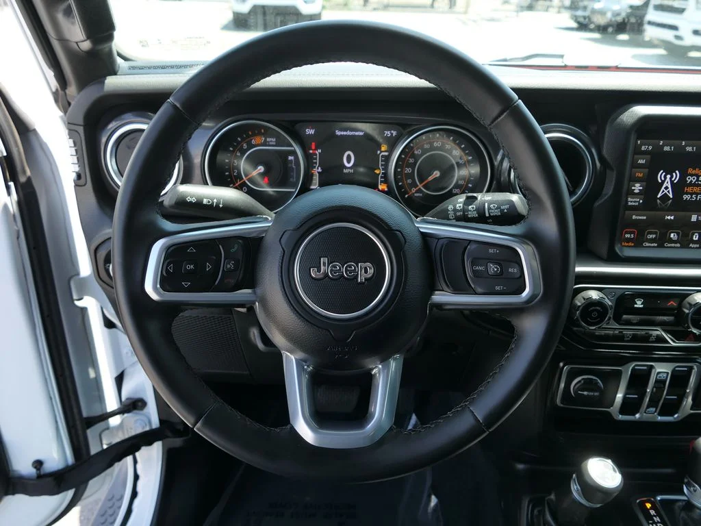 Used 2022 Bright White Clear Coat Jeep  image 16