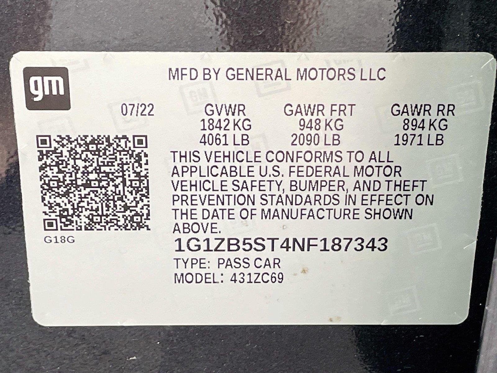 Used 2022 Dark Ash Metallic Chevrolet LS image 32