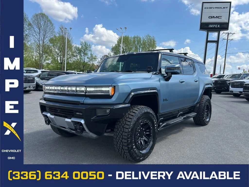 Neptune Blue Matte 2024 GMC Hummer EV SUV 3X AWD SUV / Crossover All-Wheel Drive