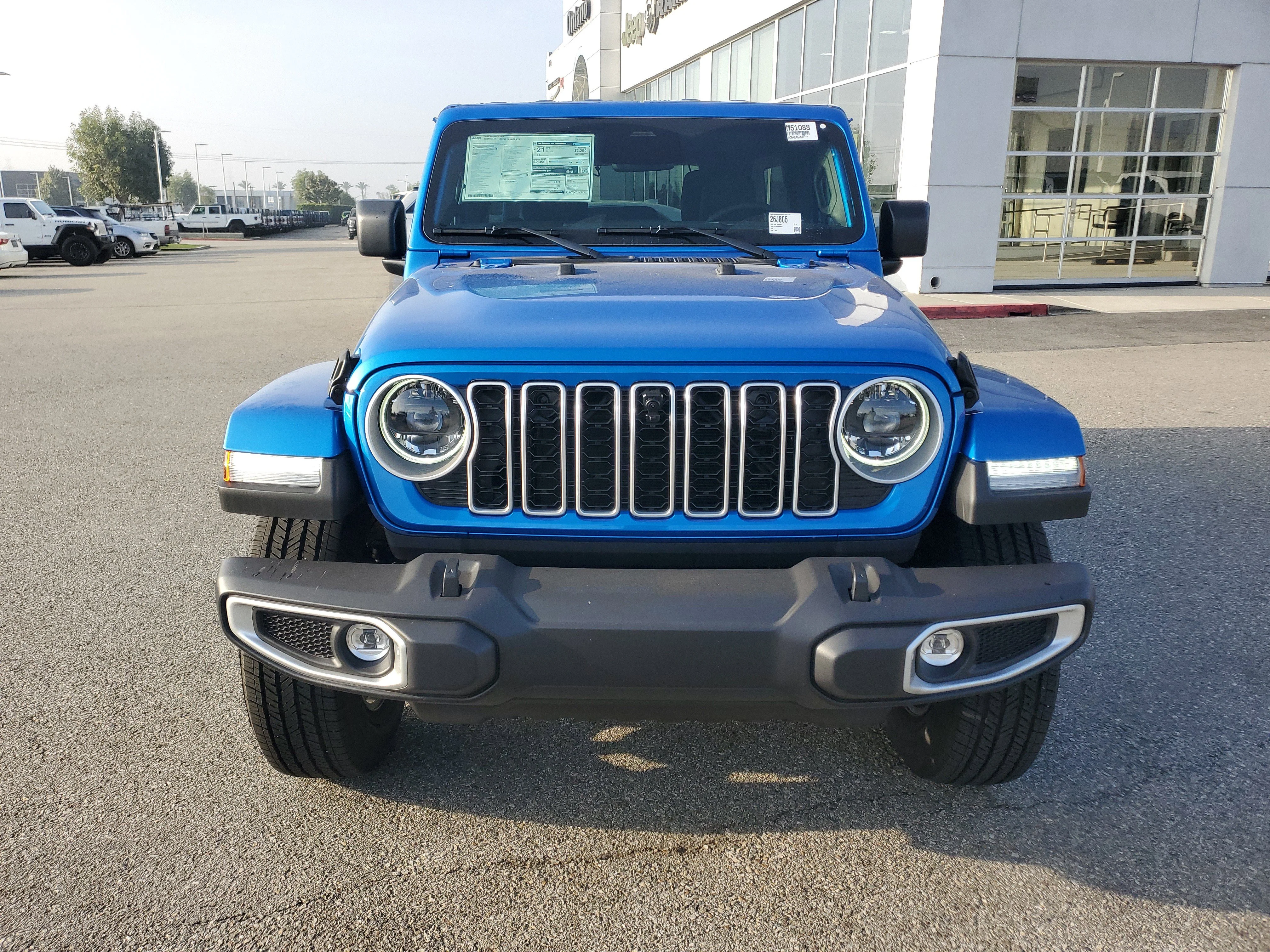New 2026 Hydro Blue Pearl-Coat Exterior Paint Jeep Sahara image 8