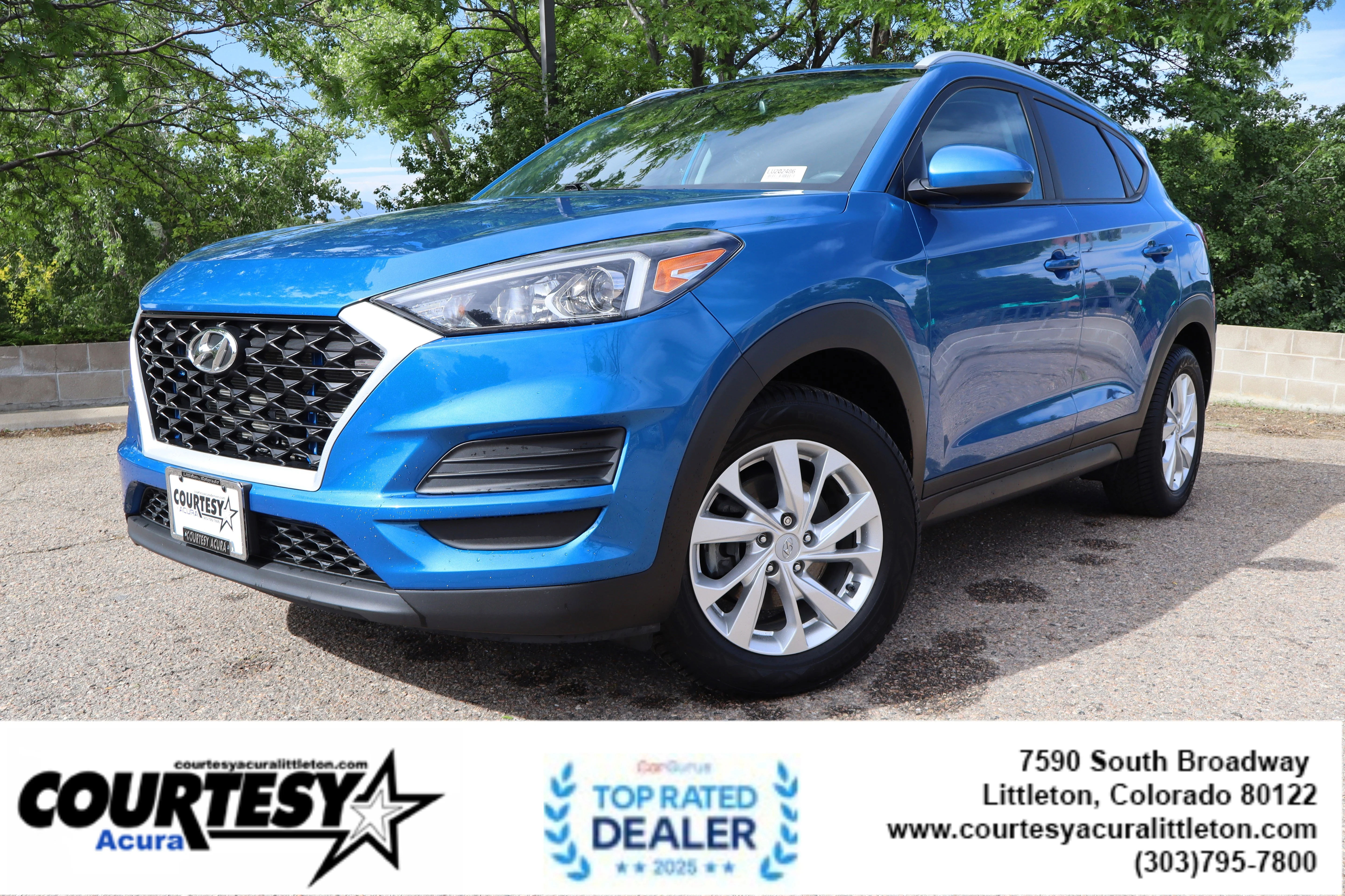 Used 2020 Aqua Blue Hyundai Value image 1