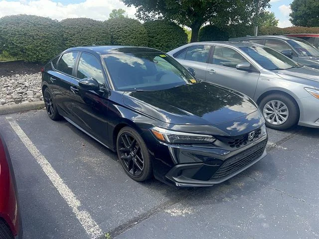 Certified Used 2024 Crystal Black Pearl Honda Sport image 1