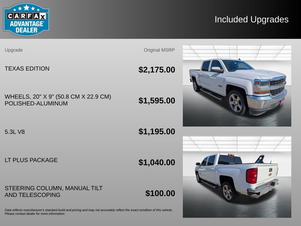 Certified Used 2018 SUMMIT WHITE Chevrolet LT image 3