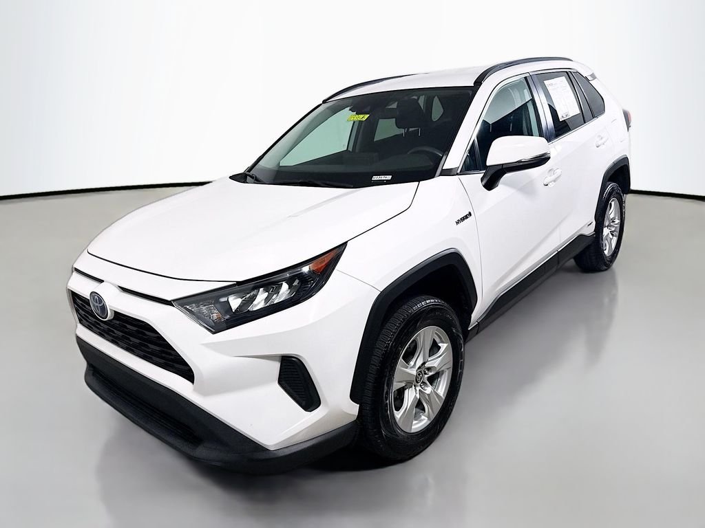 Used 2020 Super White Toyota Hybrid LE image 3