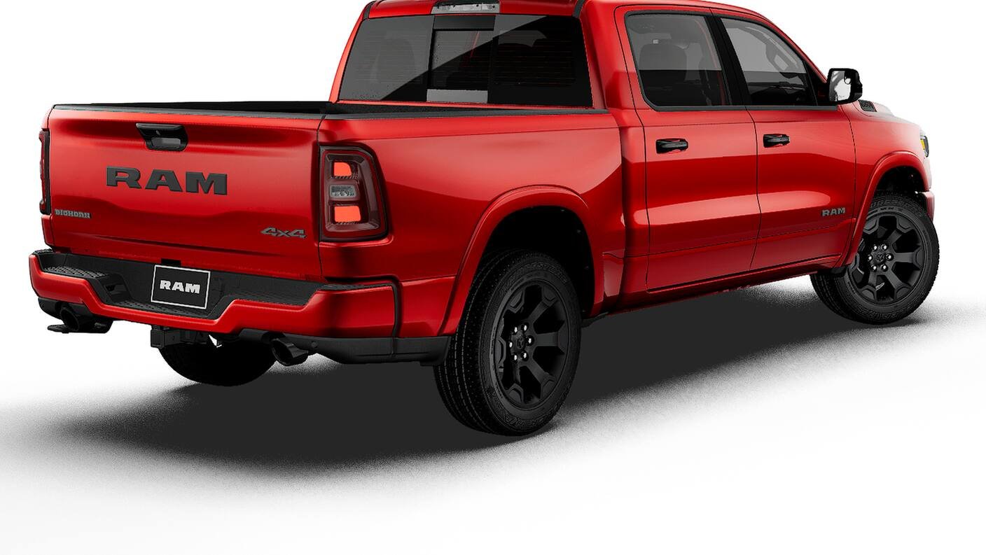 New 2027 Molten Red Pearl-Coat Exterior Paint RAM BIG HORN image 14