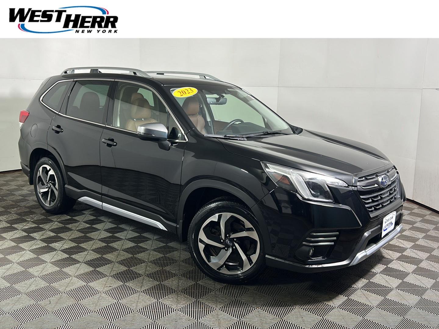 Used 2023 Crystal Black Silica Subaru Touring image 1