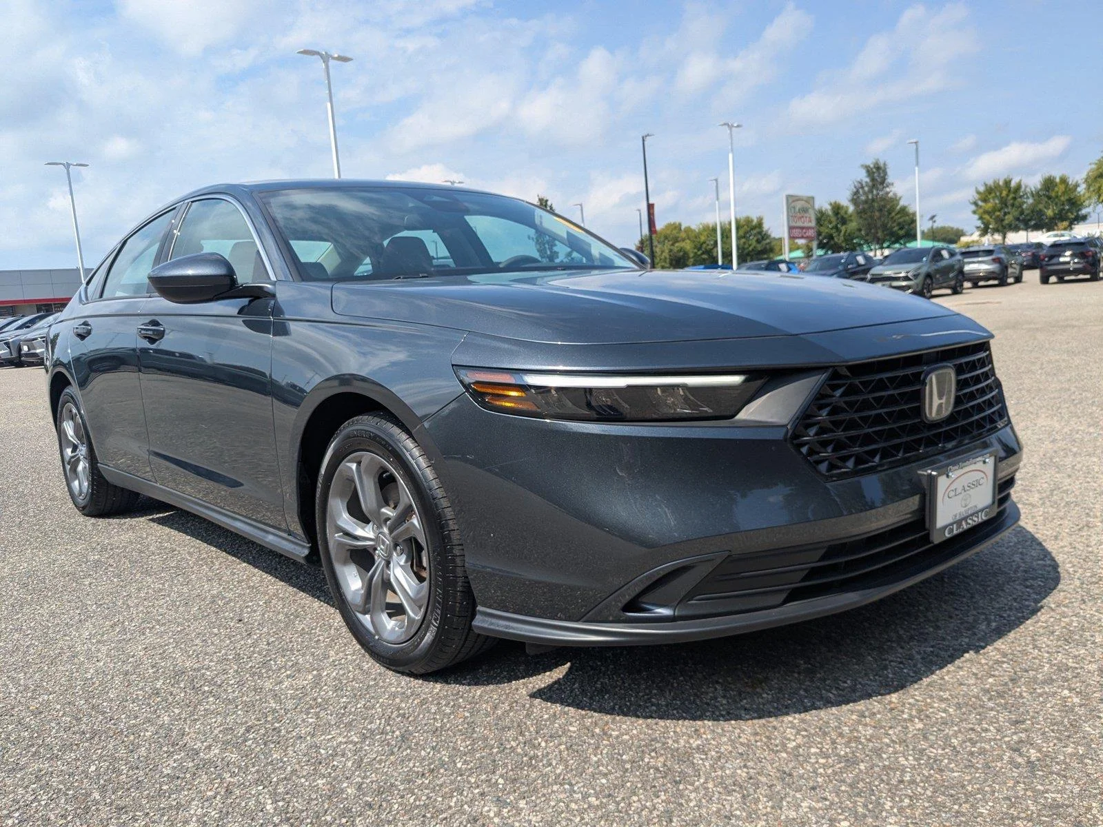 Used 2024 Meteorite Gray Metallic Honda EX image 2