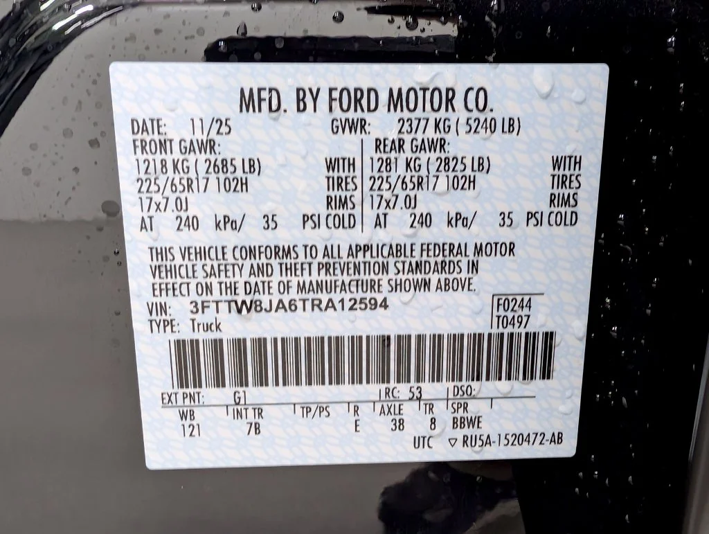 New 2026 Shadow Black Ford XLT image 9