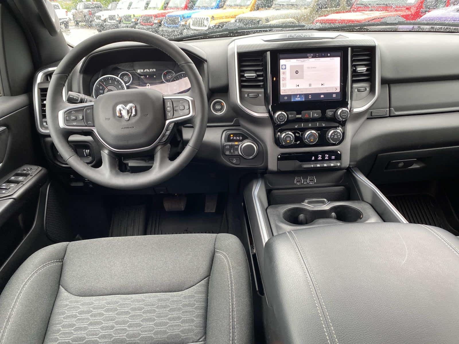 Used 2025 Granite Crystal Metallic Clearcoat Ram Big Horn image 12