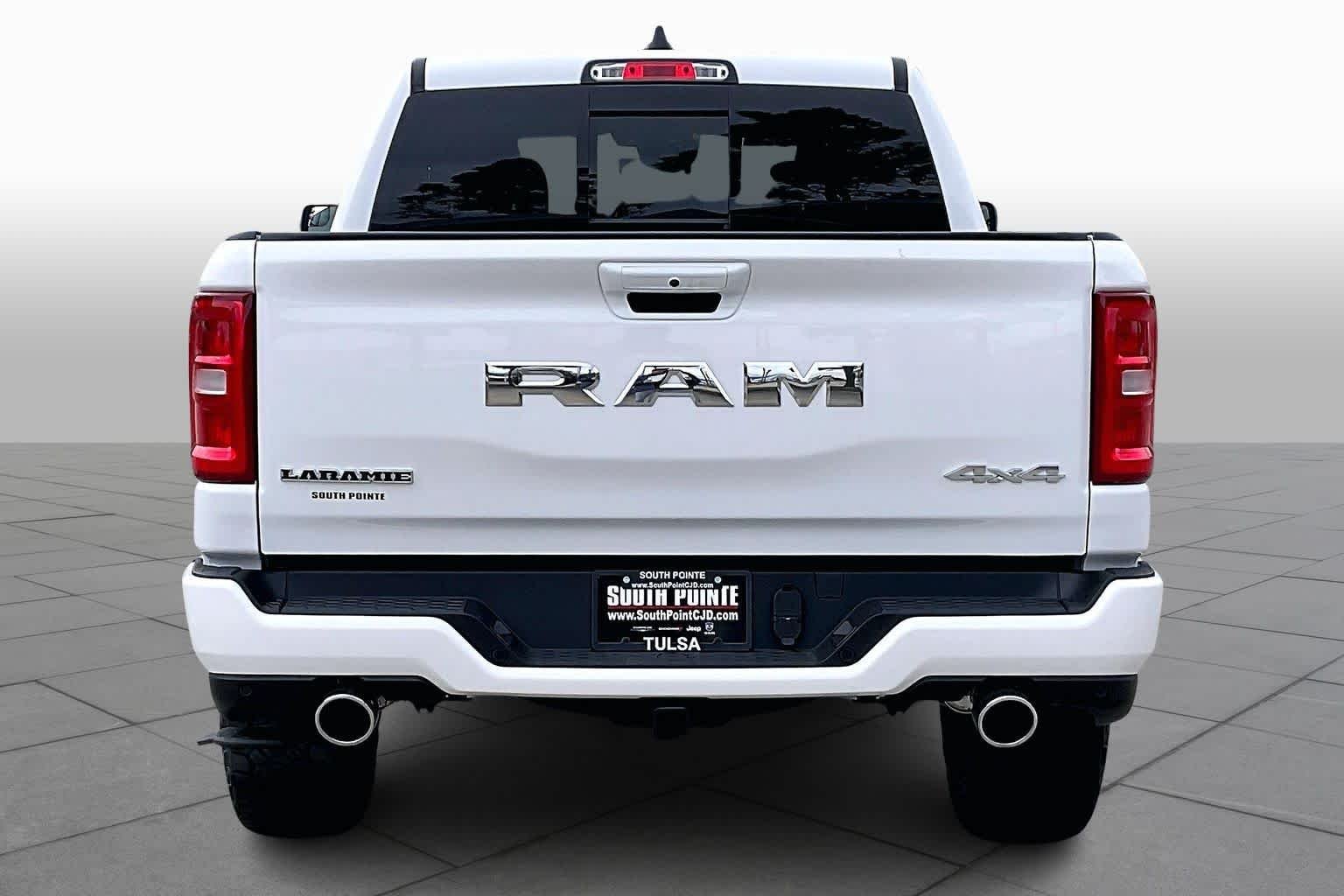 New 2026 Bright White Clear-Coat Exterior Paint RAM Laramie image 4