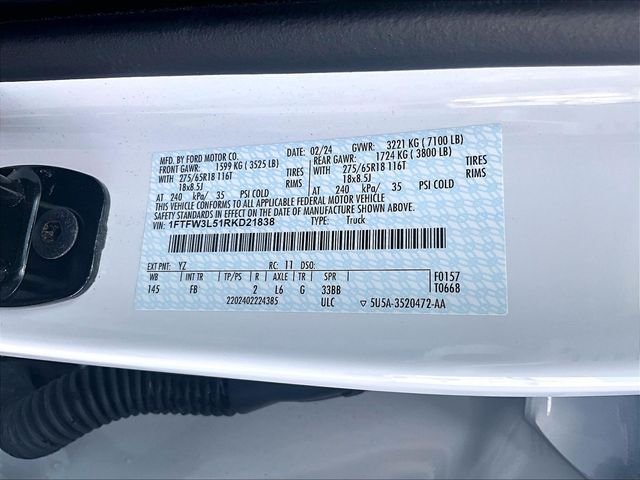 Used 2024 White Ford XLT image 34