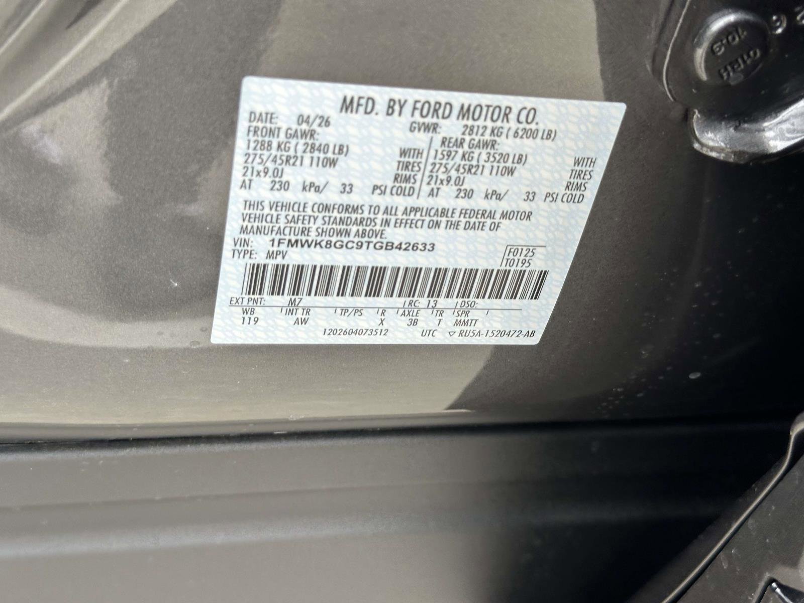 New 2026 Carbonized Gray Metallic Ford ST image 13