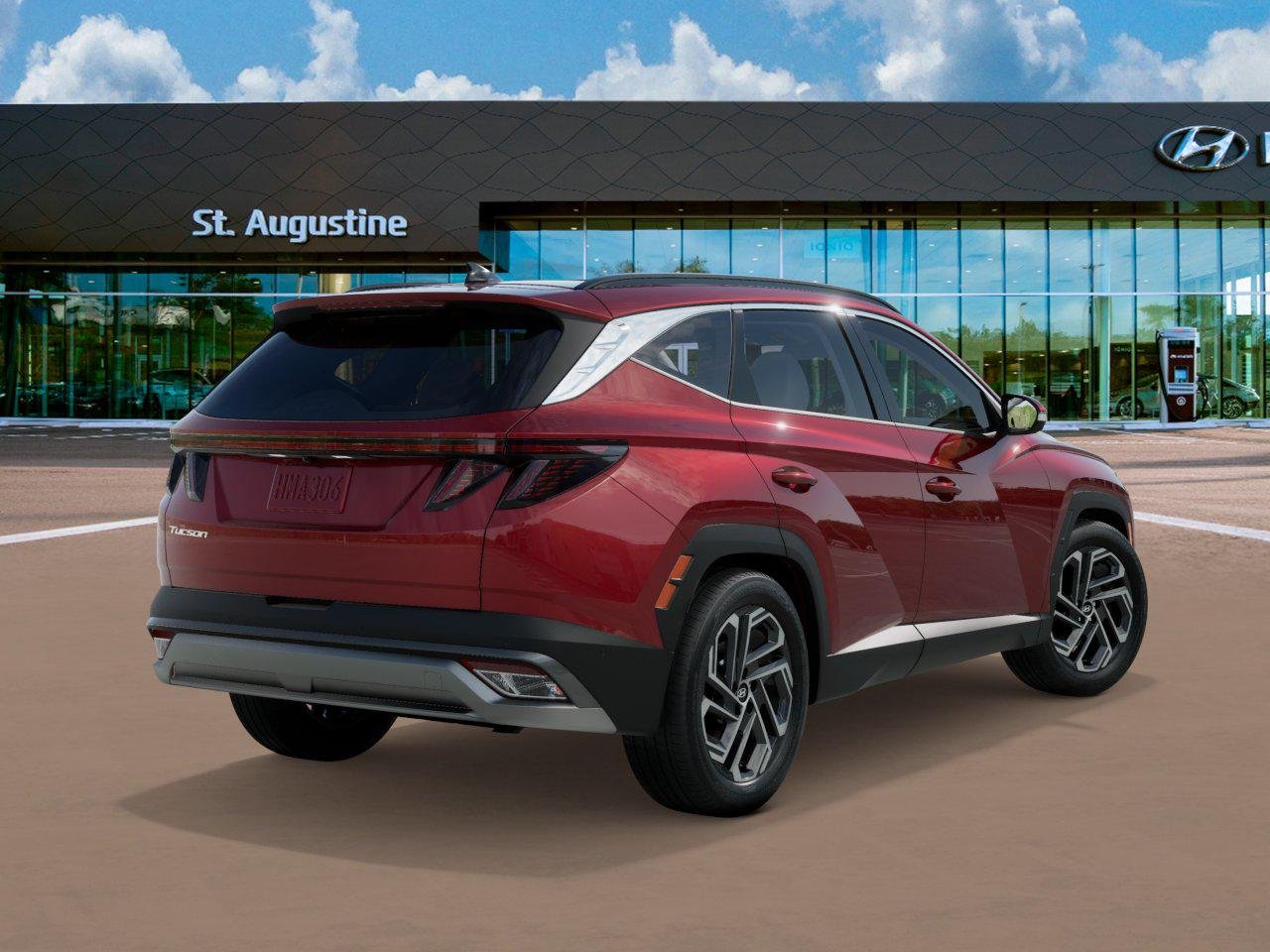 New 2026 Red Hyundai Limited FWD image 4