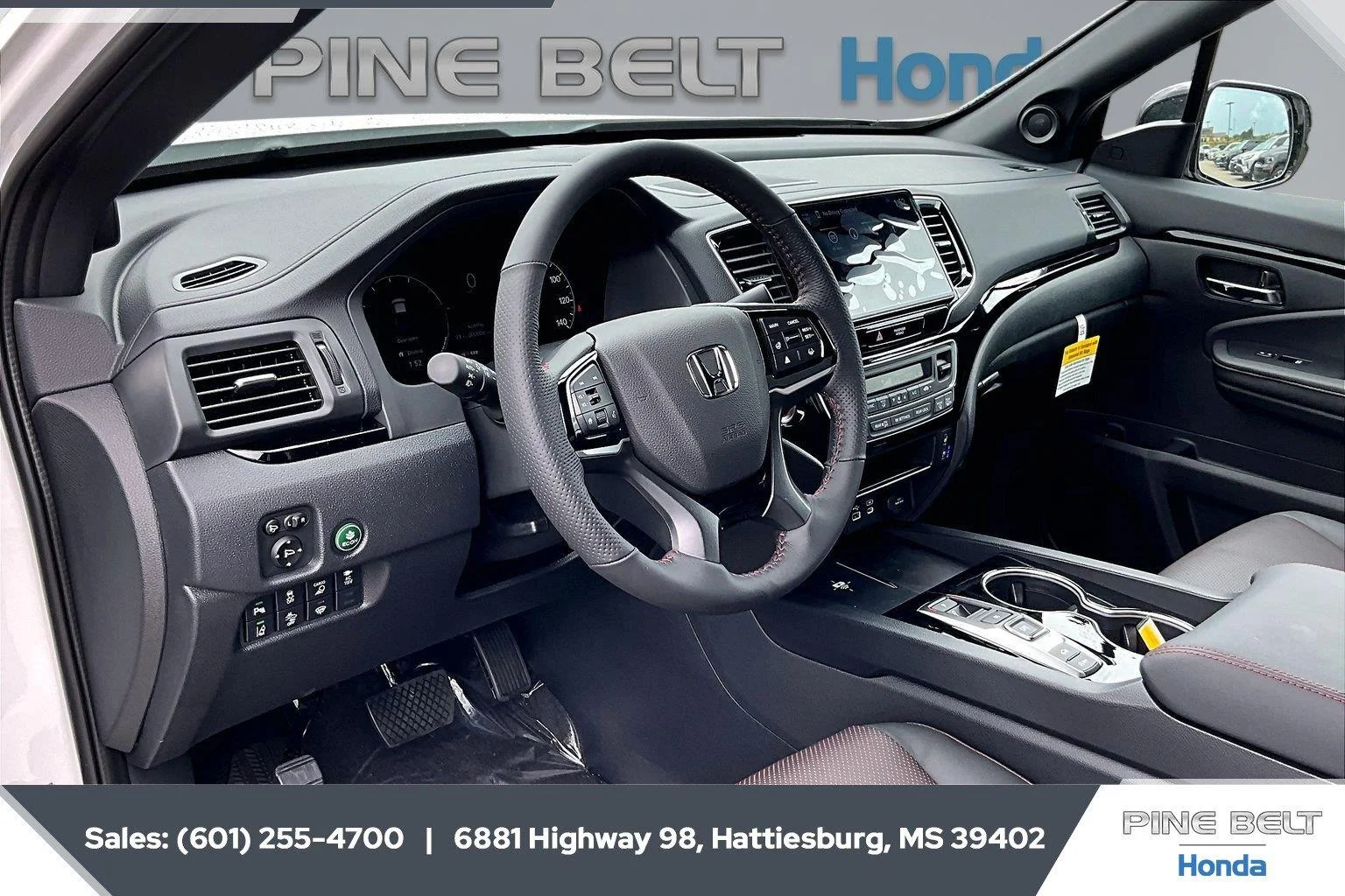New 2026 Platinum White Pearl Honda Black Edition image 6
