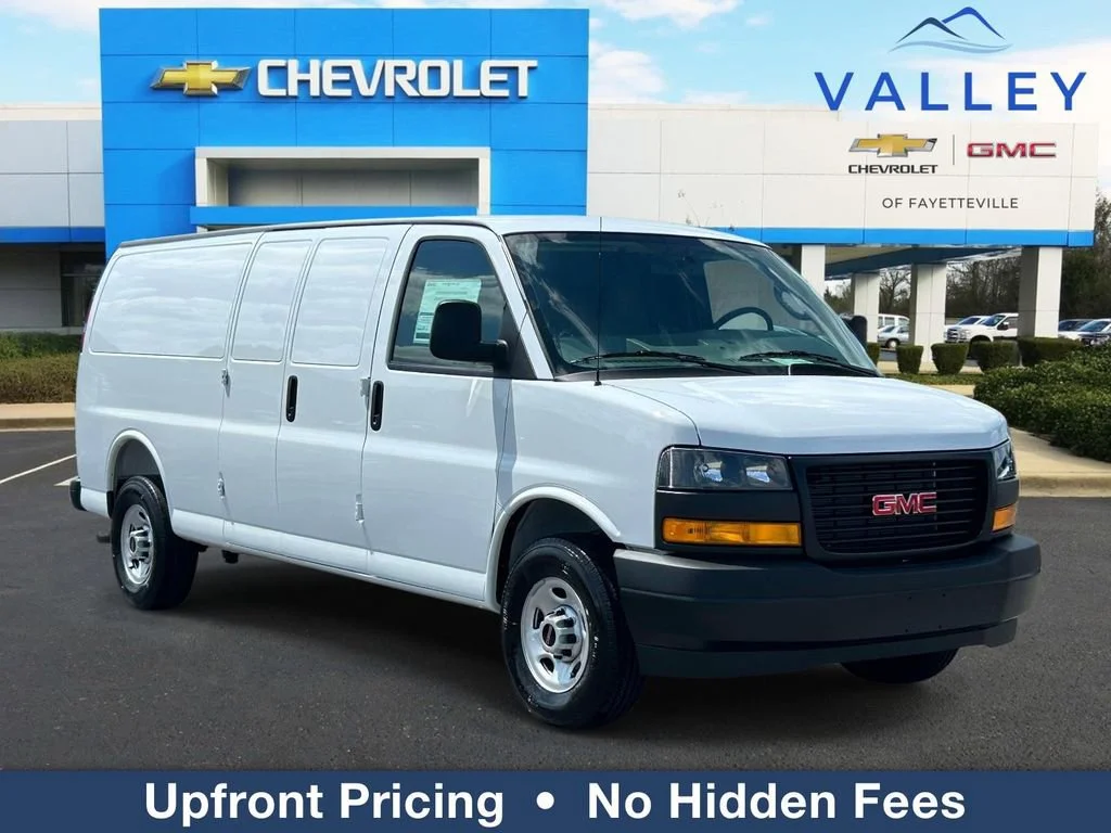 New 2026 Summit White GMC Work Van image 1